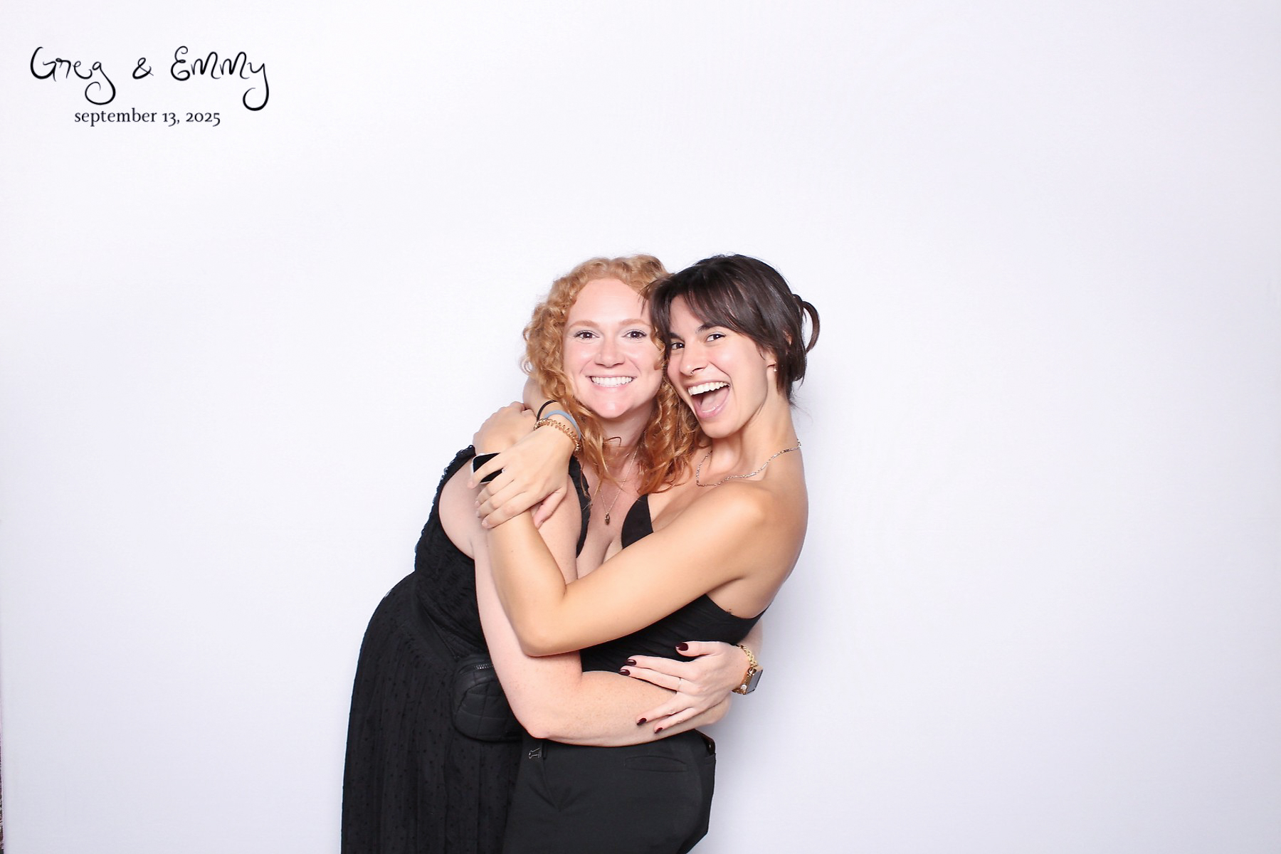 Guests enjoying the photo booth